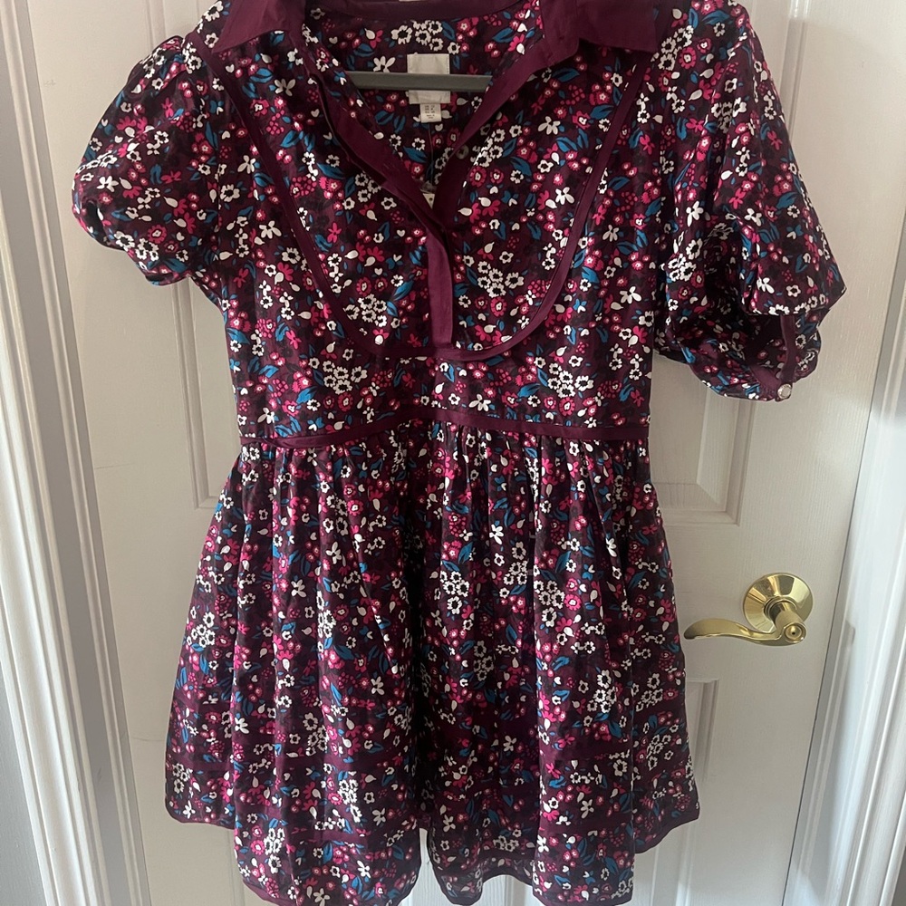 Floral Puff Sleeve Maeve Dress size 8